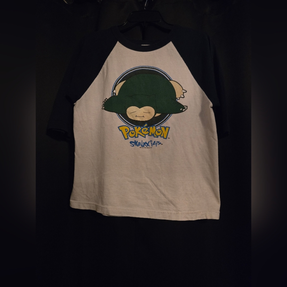 Pokémon Snorlax #143 Raglan Baseball Tee | Large